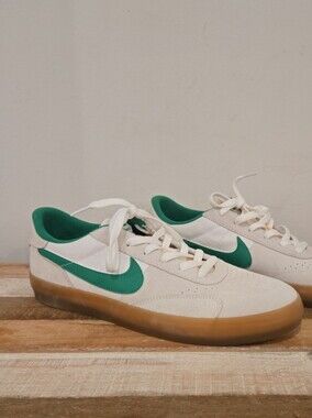 Nike SB Heritage Vulc Summit White Lucky Green Mens Size 11 CD5010-101 Gum Sole